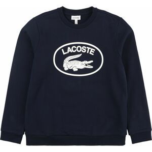 LACOSTE Mikina námořnická modř / bílá