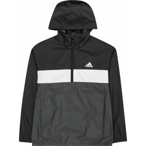 ADIDAS SPORTSWEAR Sportovní bunda černá / bílá