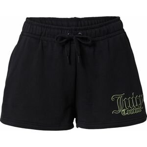 Juicy Couture Sport Sportovní kalhoty 'ZOLA' světle zelená / černá