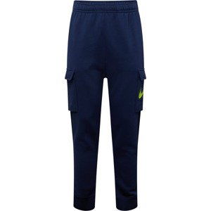 Nike Sportswear Kapsáče tmavě modrá / světle zelená / bílá