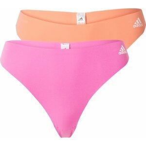 ADIDAS SPORTSWEAR Sportovní spodní prádlo korálová / pink / bílá