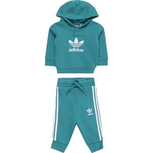 ADIDAS ORIGINALS Joggingová souprava petrolejová / bílá