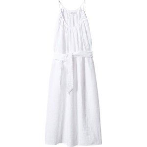 MANGO Letní šaty 'Tarifa' bílá