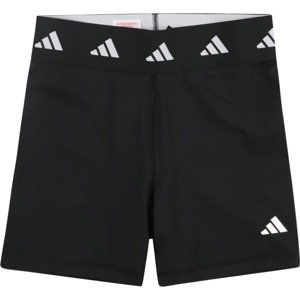 ADIDAS PERFORMANCE Sportovní kalhoty černá / bílá