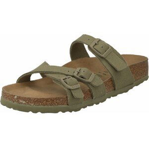 BIRKENSTOCK Pantofle 'Franca' khaki