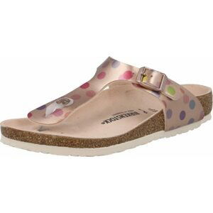 BIRKENSTOCK Sandály měděná / zelená / fialová / pink