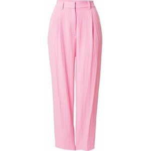 Monki Kalhoty se sklady v pase pink