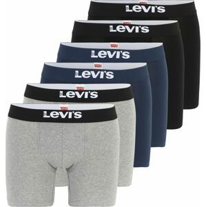 LEVI'S Boxerky námořnická modř / šedý melír / černá / bílá