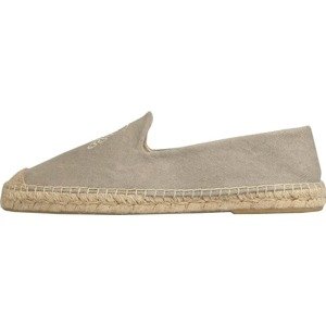 Scalpers Espadrilky 'Skull' šedobéžová