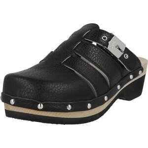 Scholl Iconic Pantofle černá