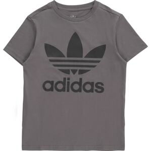 ADIDAS ORIGINALS Tričko tmavě šedá / černá