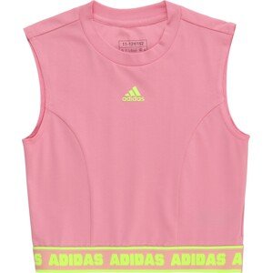 ADIDAS SPORTSWEAR Sportovní top světle zelená / meruňková / světle růžová