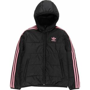 ADIDAS ORIGINALS Přechodná bunda světle růžová / černá