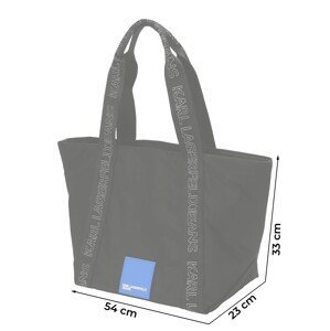 KARL LAGERFELD JEANS Nákupní taška modrá / černá / bílá