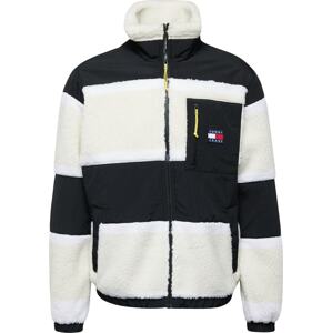 Tommy Jeans Přechodná bunda námořnická modř / červená / černá / bílá