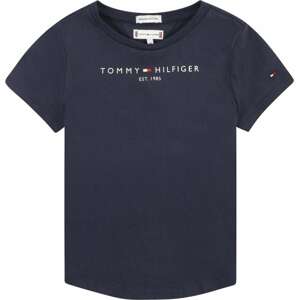 TOMMY HILFIGER Tričko námořnická modř / červená / bílá