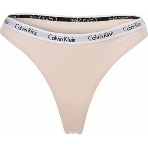 Calvin Klein Tanga růžová / černá / bílá