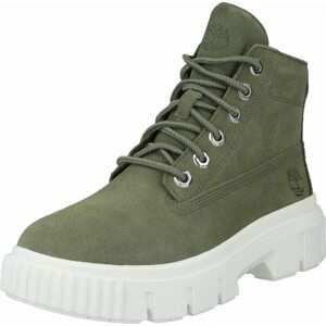 TIMBERLAND Šněrovací kozačky khaki