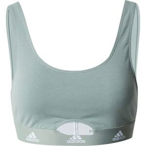 ADIDAS SPORTSWEAR Sportovní podprsenka pastelově zelená / bílá