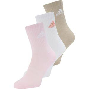 ADIDAS SPORTSWEAR Sportovní ponožky nažloutlá / růžová / bílá