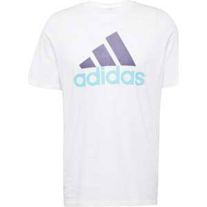 ADIDAS SPORTSWEAR Funkční tričko světlemodrá / tmavě fialová / bílá
