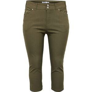 Fransa Curve Kalhoty 'ZALIN' khaki