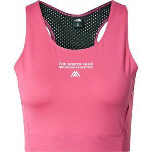 THE NORTH FACE Sportovní top pink / bílá