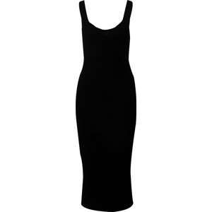 Gina Tricot Úpletové šaty černá