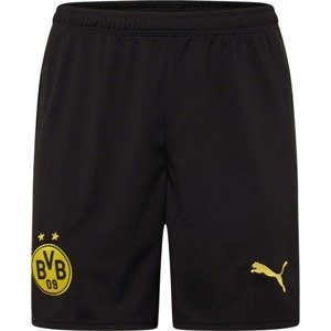 PUMA Sportovní kalhoty 'Borussia Dortmund Home 2023/2024' hořčicová / černá
