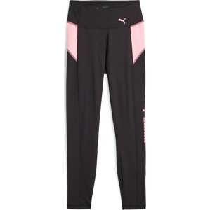 PUMA Sportovní kalhoty růžová / černá