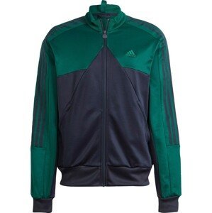 ADIDAS PERFORMANCE Sportovní bunda tmavě zelená / černá