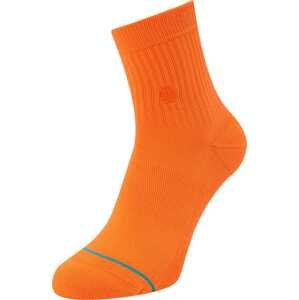 Stance Sportovní ponožky 'Quarter' petrolejová / oranžová
