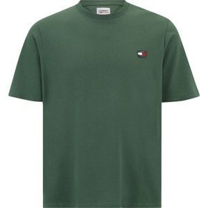Tommy Jeans Plus Tričko tmavě zelená