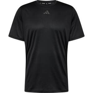 ADIDAS PERFORMANCE Funkční tričko šedá / limetková / černá