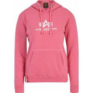 ALPHA INDUSTRIES Mikina pink / bílá