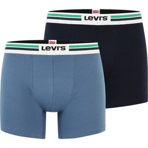 LEVI'S Boxerky námořnická modř / světlemodrá / trávově zelená / bílá