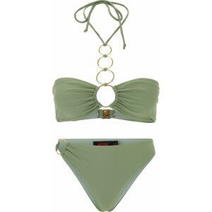 Misspap Bikiny zlatá / khaki