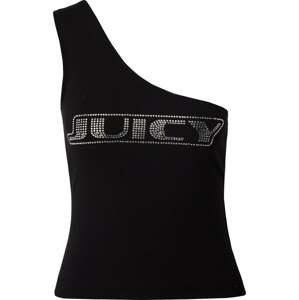Juicy Couture White Label Top 'DIGI' černá / průhledná