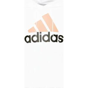 ADIDAS SPORTSWEAR Sportovní mikina melounová / černá / bílá