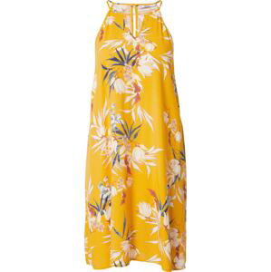ONLY Letní šaty 'NOVA' zlatě žlutá / mix barev