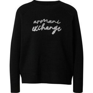 ARMANI EXCHANGE Svetr černá / offwhite