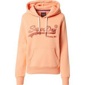 Superdry Mikina korálová / červená