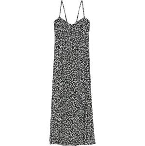 Bershka Letní šaty černá / bílá