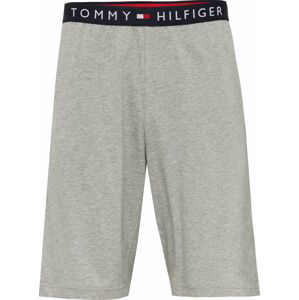TOMMY HILFIGER Pyžamové kalhoty námořnická modř / šedá / červená / bílá