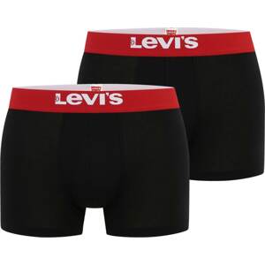 LEVI'S Boxerky krvavě červená / černá / bílá