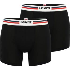 LEVI'S Boxerky červená / černá / bílá