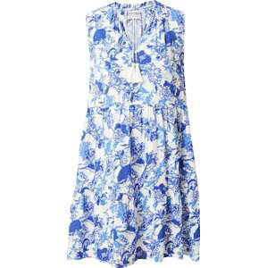 Lindex Letní šaty 'Carolin' modrá / tyrkysová / bílá