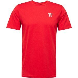 11 Degrees Tričko červená / bílá
