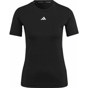 ADIDAS PERFORMANCE Funkční tričko černá / bílá