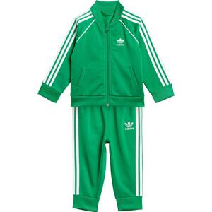 ADIDAS ORIGINALS Joggingová souprava zelená / bílá